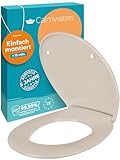 Calmwaters® Premium WC Sitz einfache Montage, Toilettendeckel bis 250 kg, Made...