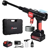 Andeman Akku-Hochdruckreiniger, 75 bar Mobiler Druckreiniger Mit 4000mAh Akku,...