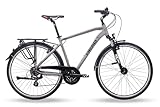 HEAD Unisex - Adult Revelo 1.0 Trekking Bike, Matt Grey/Red, 50