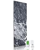 Marwona Naturstein Infrarotheizung mit Digitalthermostat I 800 Watt I...