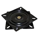 Emuca 3196514 um 360 Grad drehbare Unterlage/Basis für Möbel/Fernseher/Monitor...