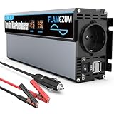 1000W/2000W Spannungswandler 12v auf 230v Reiner Sinus Wechselrichter Auto Power...