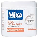 Mixa Shea nährende Creme, für Gesicht, Körper & Hände mit 20% pflanzlichem...