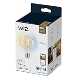 WiZ Tunable White LED Lampe, Globe, E27, 60 W, Vintage Design, dimmbar, warm-...