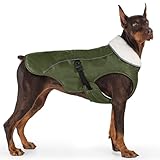 EMUST Winterhundejacke, kuschelige winddichte Hundejacke für kaltes Wetter,...