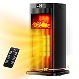 LIFERUN Heizlüfter Energiesparend Leise, 1500W Heizung Elektrisch mit 3D...