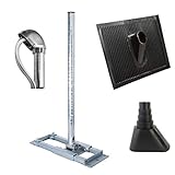 Premium X Deluxe X90-48 Dachsparrenhalter 90 cm Mast SAT Dach-Halterung...