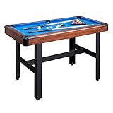 LEADZM Billardtisch, Mini Pool Billardtisch mit 16 BäLlen, 2 Billardqueues, 2...