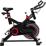 AsVIVA S11 Indoor Cycle – Speedbike | Fitnessbike für Zuhause mit 18 KG...