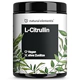 natural elements L-Citrullin Malat Pulver 2:1 – 500g Pulver – ideal vor dem...