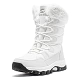 CLYCTIP Warm Gefüttert Winterschuhe Damen Schneestiefel Wasserdicht Outdoor...