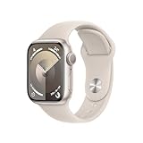 Apple Watch Series 9 (GPS, 41 mm) Smartwatch mit Aluminiumgehäuse und...