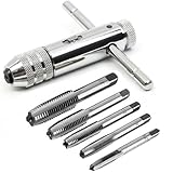 Fixinus Gewindeschneidsatz, 6 Stück HSS Handgewindebohrer Set, M3 M4 M5 M6 M8...