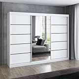 A&J MöbelLand Schwebetürenschrank VILANO 2, 3-türig Schrank 200 cm...