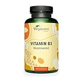 Vitamin B3 Niacin | Hochdosiert: 500 mg Nicotinamid | 180 Kapseln - 6...