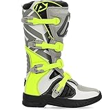 Acerbis Herren X-Team Stiefel, Grau Gelb