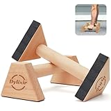 Liegestützgriffe 2 Push Up Bars Holz Parallettes gelenkschonende...