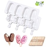 Eisformen Eis Am Stiel Silikon DIY Eiscreme Gefrorenes Dessert,Cake Pop form...