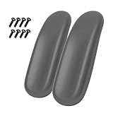 kwmobile 2X Ersatz Armlehnenpolster universal - Pads für Bürostuhl Armlehne -...
