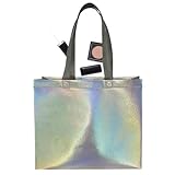 Regenbogenfarbene schillernde Tasche, holografische Vlies-Partygeschenktüten,...