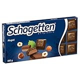 Schogetten Nugat 100g Schokoladentafel, praktisch einzeln portioniert. Ein...