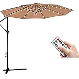 QFFL Sonnenschirmlampe, 104 LED Camping-Hängeleuchten mit Fernbedienung, 8...