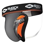 Shock Doctor Herren Suspensorium mit Ultra Carbon Flex Cup Tiefschutz, Grey, L...