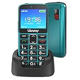 uleway Seniorenhandy mit großen Tasten und Mobiltelefon ohne Vertrag,2,3 Zoll...