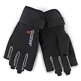 Musto 2018 Essential Segelhandschuh Sailing Short Finger Gloves Black AUGL003...