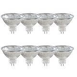 Caldarax 8 Stück MR16 GU5.3 20W 12V Halogenstrahler, Dimmbar 2700K Warmweiß,...