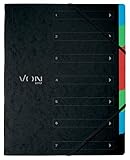 VON Leitz 5er Pack Ordnungsmappe A4 mit 6 Fächern, Projektmappe, Mit...