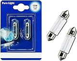 2x Bosch Pure Light C5W 36mm 12V 1987301004 High Tech Ersatz Halogen Soffitte...