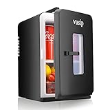 Vasip Mini Kühlschrank 15L Kühlschrank Klein Tragbar mit Kühl- und...