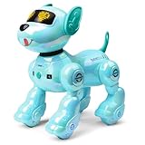 VATOS Roboter Hund für Kinder mit 2 Batterien,Programmierbarer Ferngesteuerte...