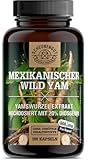 Yamswurzel 1000mg -WICHTIG: 10:1 Extrakt (=10000mg mex. Wild Yams je Tagesdosis)...
