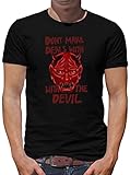 TShirt-People Deals with Devel T-Shirt Herren M Schwarz