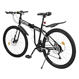 Ciounmb Mountainbike 26 Zoll Faltbares Fahrrad 21 Gang Schaltung doppelten...