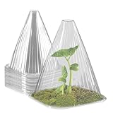 Gobesty Pflanzenhut, 30 Stück Pflanzenhut Frostschutz Schneckenschutz, 19 *...