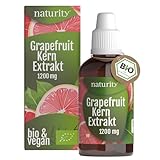 BIO Grapefruitkernextrakt, 1200 mg Bioflavonoide/100 ml, zertifizierte...