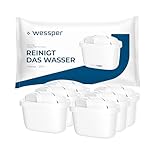 Wessper Wasserfilter Kartusche Kompatibel mit Brita Maxtra Wasser Kanne, Filter...