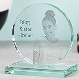 Wanapix | Personalisierte Trophäe mit Name und Text | Graviertem Glas...