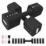 20 KG Verstellbare Hanteln Set, 5-in-1 Kurzhanteln 2er Set (2/4/6/8/10 kg pro...