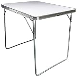 Grafner XL Aluminium Camping Tisch klappbar, stabil und tragbar, 80 x 60 x 70...