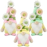 Gehydy Deko Frühling Wichtel Figuren 3er Set Frühlingsdeko Osterwichtel Deko...