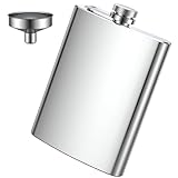 Flachmann Edelstahl, Flachmann Set aus Edelstahl, Aus 304 Edelstahl, für...