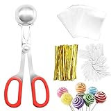 301 Cake Pop Treat Cake Pop Stiel Wrapper Set, inklusive 100 papierartigen...