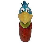 Dehner Zaunfigur Vogel, ca. 24.5 x 14 x 8.5 cm, Polyresin