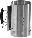Dehner Anzündkamin Holzkohlegrill, Ø 19.4 cm, Höhe 30.7 cm, Metall, OneSize,...