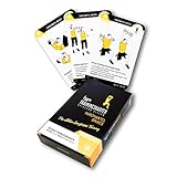 figgrs® Kurzhantel - 57 Trainingskarten mit 50 Fitnessübungen für effektives...