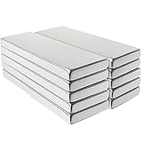 Retoo 10 Stück Extrem Stark Rechteckig Neodym Magnete Set, 10x5mm, Hohe...